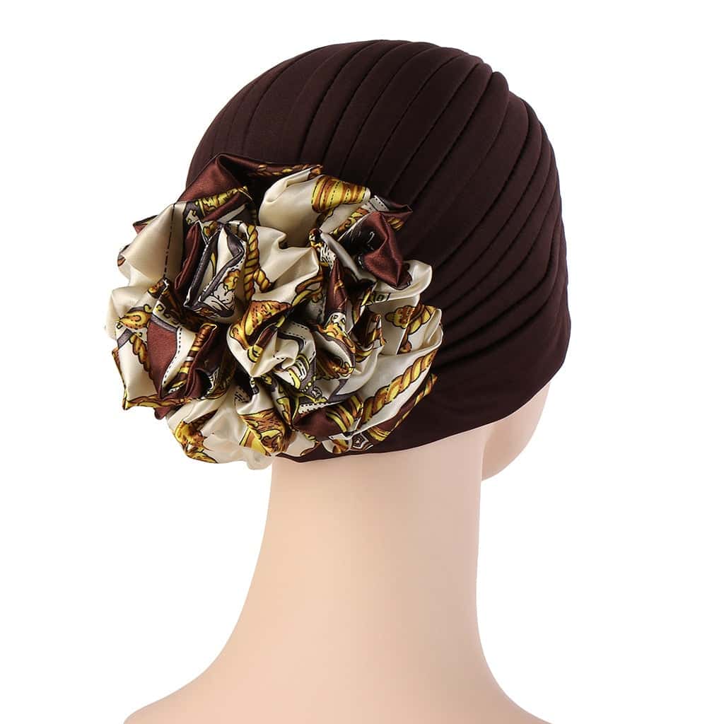 Roxane Turban Šátek Dámský Hnědý Chemo Fashion