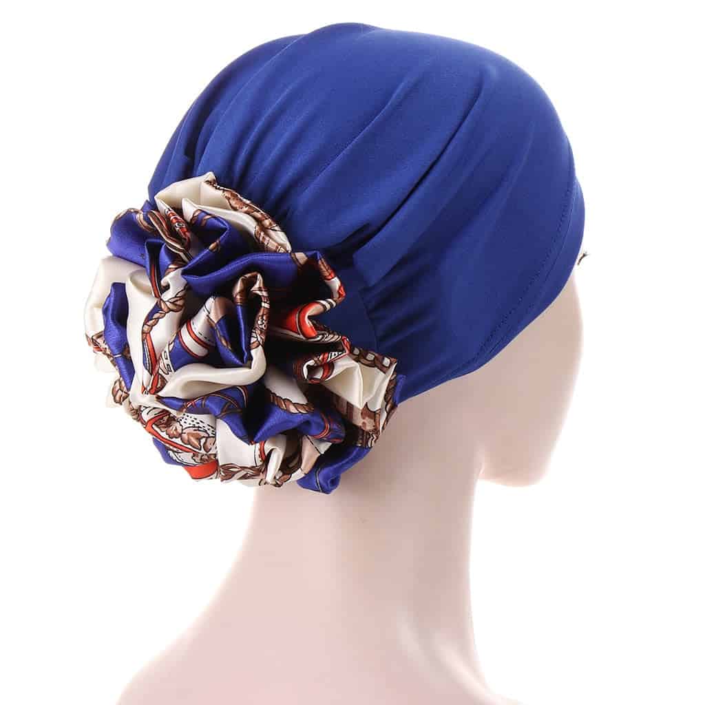 Lyne Bonnet Chemo Šátek Žena Modrá
