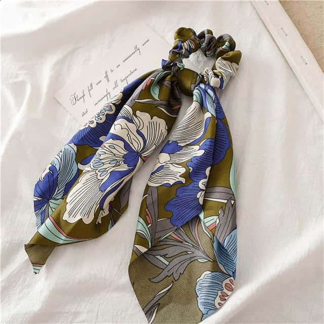 Šátek Gumička Fleur De Lys