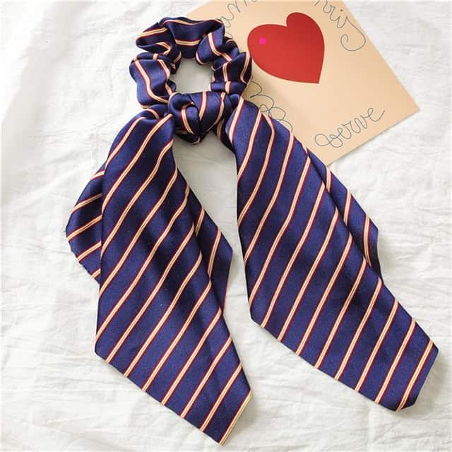 Šála Gumička Navy Stripes