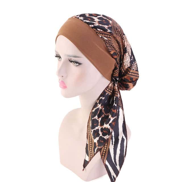 Aurélie Fashion Dámská Chemo Leopardí Šála