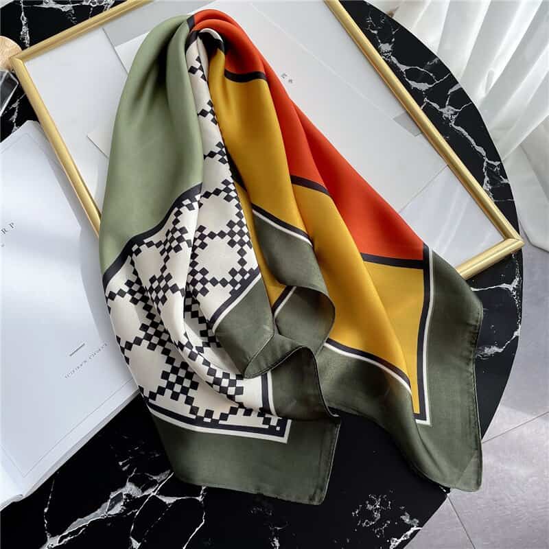 Šátek Na Vlasy 70 Khaki - Gazielle