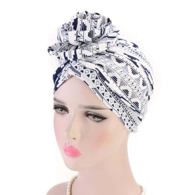 Bílý Chemo Turban Šátek - Evremonde