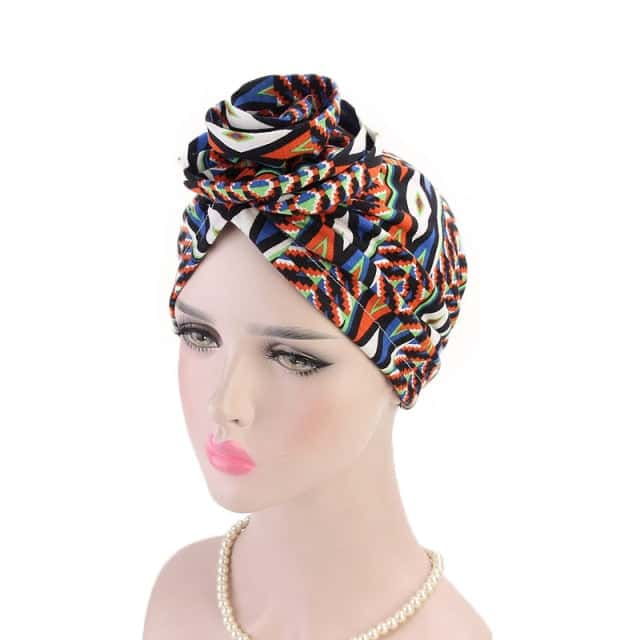 Oranžový Chemo Turban Šátek - Exianne
